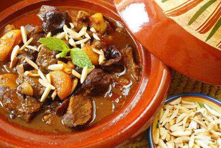 Tagine with Meat and Plums