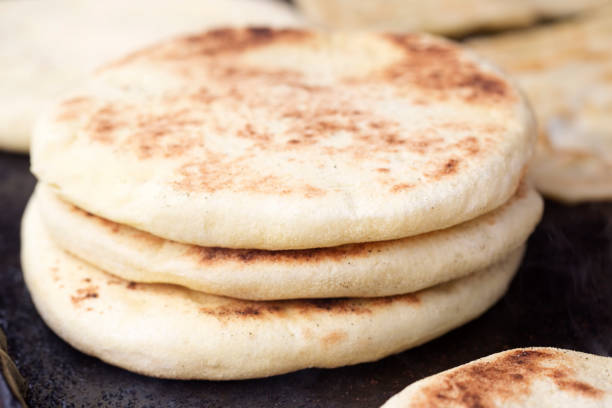 Moroccan Batbout bread at home